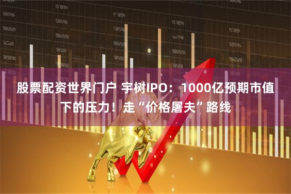 股票配资世界门户 宇树IPO：1000亿预期市值下的压力！走“价格屠夫”路线